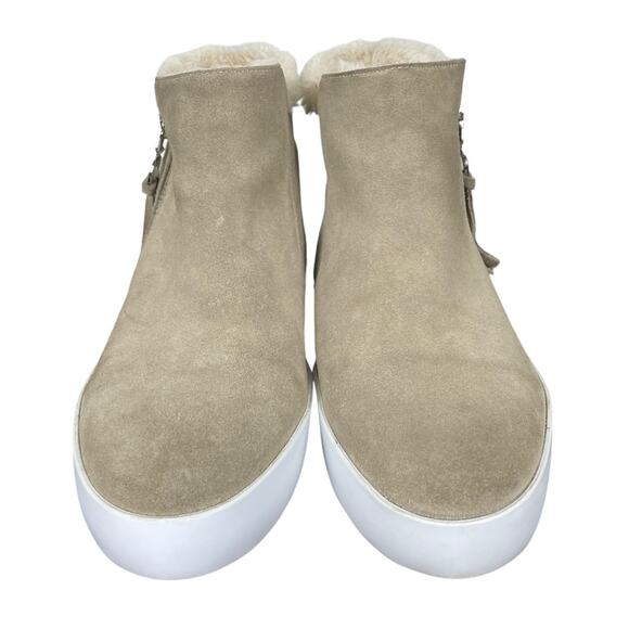Rebecca Minkoff Shelly Sherpa Booties Women’s 6.5 Casual Fall Winter Cozy - Picture 9 of 11